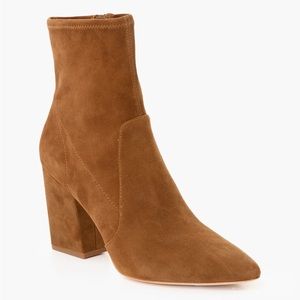 Loeffler Randall Isla Slim Ankle Bootie in Cacao